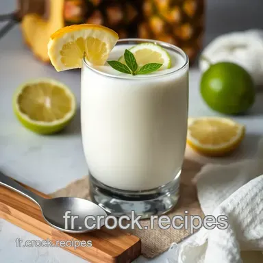 Coco Ananas Zing: Cocktail Tropical Sans Alcool Facile! Fiche recette