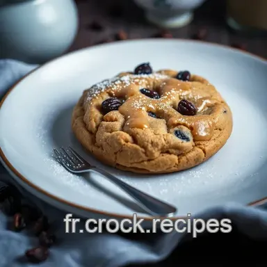 Cookie G&eacute;ant aux Raisins et Caramel : Mon Secret Gourmand! Fiche recette