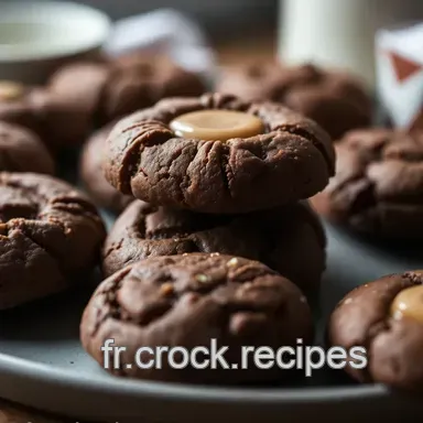 Cookies Choco-Caramel Gourmands : La Recette Id&eacute;ale pour les Amateurs de Sucr&eacute; Fiche recette