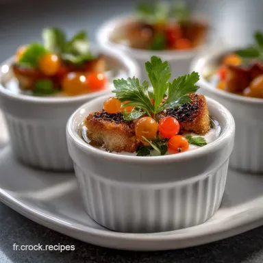 Recette de Chef de Coupelles Fra&icirc;ches aux Crevettes et Avocat Fiche recette