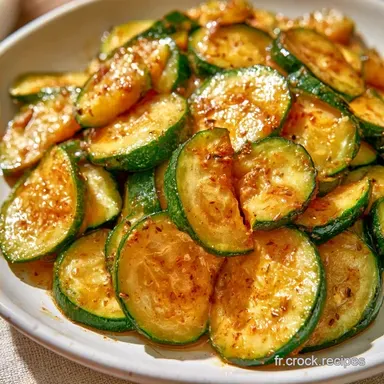 Courgettes Au Cumin en 20 Minutes