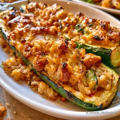 Courgettes Farcies Viande pour 4 Fiche recette