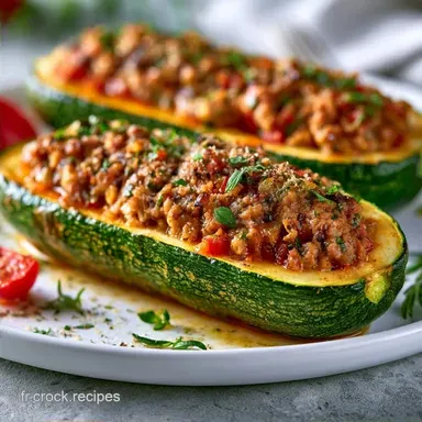 Courgettes Farcies &Agrave; La Viande Hach&eacute;e
