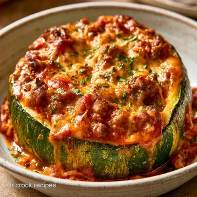 Courgettes Farcies au B&oelig;uf Faciles