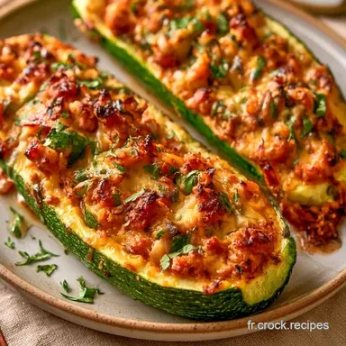 Courgettes Farcies pour 4 Personnes