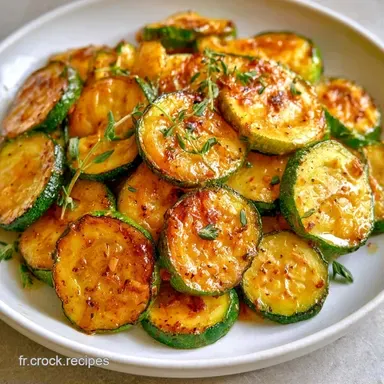 Courgettes Po&ecirc;l&eacute;es en 20 Minutes Fiche recette