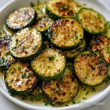 Courgettes Saut&eacute;es &agrave; l'Ail et Persil