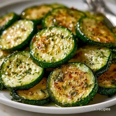 Courgettes Saut&eacute;es Provence en 22 Min Fiche recette