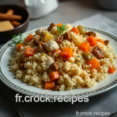 Couscous Tajine Royal aux &Eacute;pices Douces &ndash; Mon Incontournable Saveur d'Orient Fiche recette