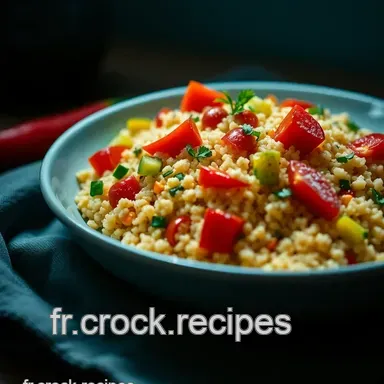 Mon couscous v&eacute;g&eacute;tarien aux l&eacute;gumes m&eacute;diterran&eacute;ens : simple et d&eacute;licieux ! Fiche recette