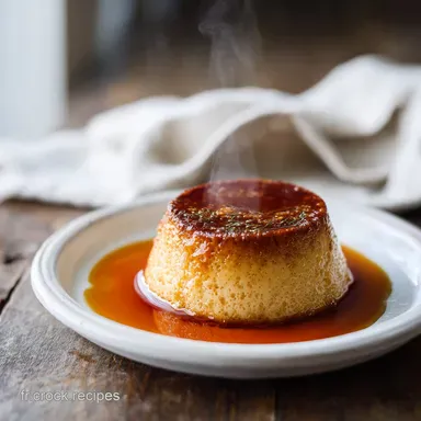 Cr&egrave;me Caramel Recette Traditionnelle pour 6 Portions Fiche recette