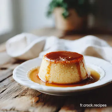 Cr&egrave;me Caramel Recette Traditionnelle pour 6 Portions