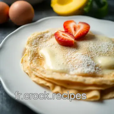 Cr&ecirc;pes &agrave; la Maison: Ma Recette Facile et Gourmande ✨ Fiche recette