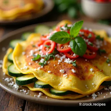 Cr&ecirc;pes de Courgettes Ultra Moelleuses Le Secret est Ici Fiche recette