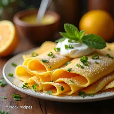 Cr&ecirc;pes Citron Minute Abonnetoi Recette facile et rapide Fiche recette