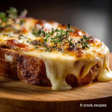 Croque Monsieur Faon Pizza Recette gourmande du terroir revisit&eacute;e Fiche recette