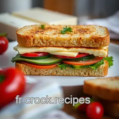 Croque Monsieur V&eacute;g&eacute;tarien &Eacute;pic&eacute; : Une Tartine D&eacute;licieusement Savoureuse Fiche recette