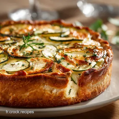 Croque quiche aux courgettes Loriginale facile et fondante