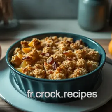 Crumble Pomme : Mon Recette de Crumble aux Pommes Caram&eacute;lis&eacute;es