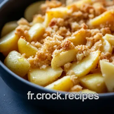Crumble aux Pommes Facile: Ma Recette R&eacute;confortante! Fiche recette