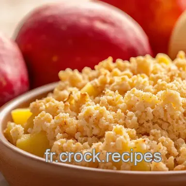 Crumble aux Pommes Facile: Ma Recette R&eacute;confortante!