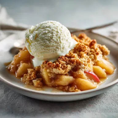 Crumble Aux Pommes Recette pour 6 Personnes Fiche recette