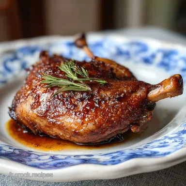 Cuisse De Canard Recette Traditionnelle Pour 4