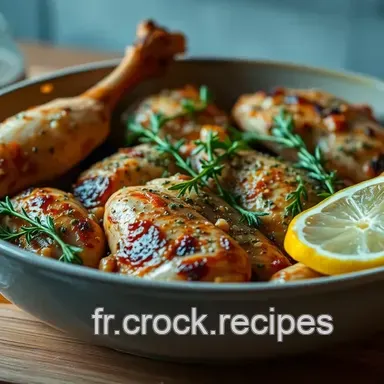 Recette de Cuisse de Pintade au Four : R&ocirc;tie aux Herbes de Provence