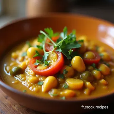 Recette Curry aux L&eacute;gumes et Coco Cr&eacute;meux et V&eacute;g&eacute;tal Facile Fiche recette