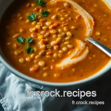 Dahl de Lentille Corail : Une Soupe Indienne R&eacute;confortante et Savoureuse Fiche recette