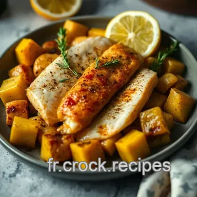 Dos de Cabillaud au Four aux &Eacute;pices et Citron : Un Plat Savoureux &agrave; Essayer! Fiche recette