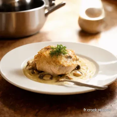 Eminc&eacute; de Poulet Cr&egrave;me Champignons Mon Secret Fiche recette