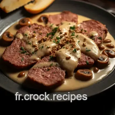 Escalope de Veau &agrave; la Cr&egrave;me : Une Recette Cr&eacute;meuse et R&eacute;confortante Fiche recette