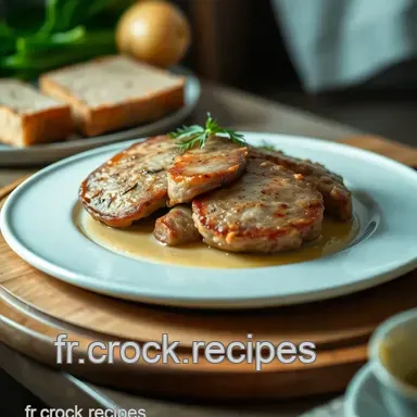 Escalope de Veau &agrave; la Po&ecirc;le: Recette Simple et Savoureuse &agrave; la Maison Fiche recette