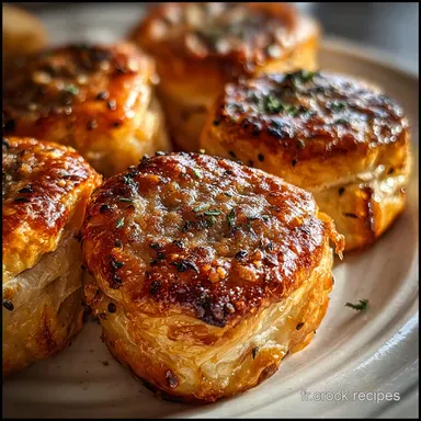 Feuillet&eacute; aux saucisses - Recette Festive en Toile Fiche recette