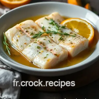 D&eacute;licieux filet de poisson aux agrumes et herbes fra&icirc;ches Fiche recette