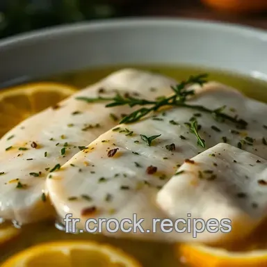 D&eacute;licieux filet de poisson aux agrumes et herbes fra&icirc;ches