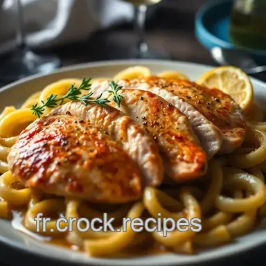 Filet de Poulet Dijonnaise: Un d&eacute;lice &agrave; la Fran&ccedil;aise! Fiche recette