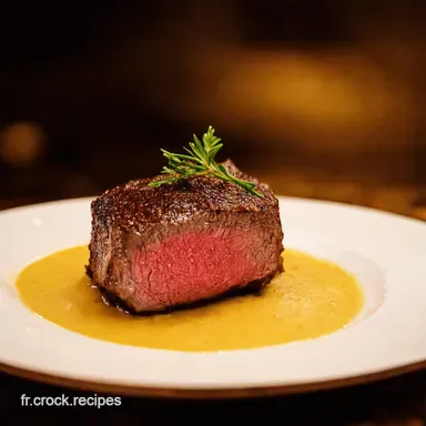 Filet Mignon Cr&egrave;me Moutarde Miel Mon Secret Gourmand Fiche recette