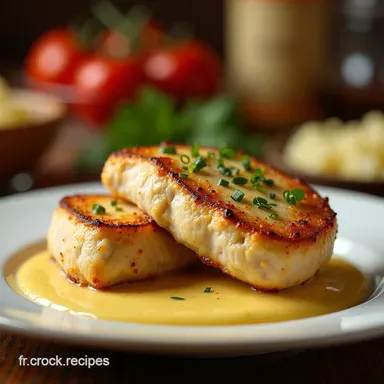 Filets de Poulet &agrave; la Cr&egrave;me Facile et D&eacute;licieux Mon Secret de Bistrot Fiche recette