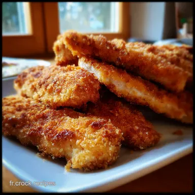 Poulet Croustillant au Parmesan au Four Mon Secret Panko Parmigiano Fiche recette