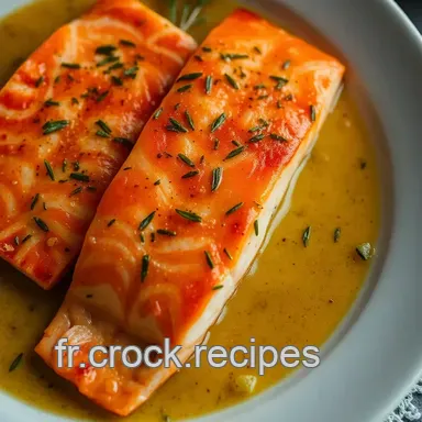Recettes de Filets de Poisson : Savoureux Filets de Saumon &agrave; la Moutarde Fiche recette