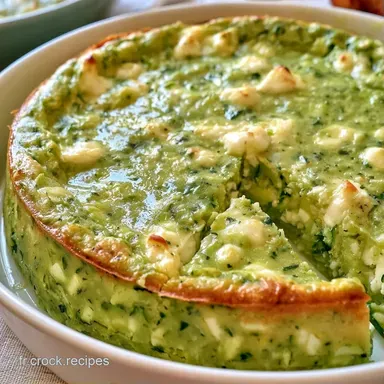 Flan Courgettes Feta pour 4 Personnes Fiche recette