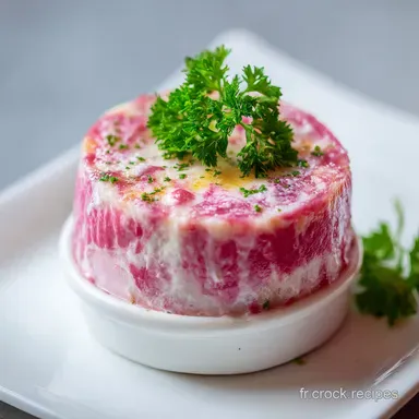 Flan de Poisson Saumon Colin pour 8 Portions: Texture Fondante