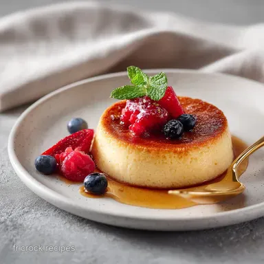 Flan p&acirc;tissier sans p&acirc;te : La Recette Facile du Classique Parisien Fiche recette