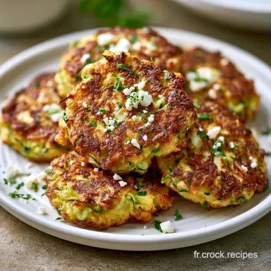 Galette Courgette Feta Croustillante Fiche recette