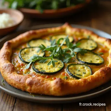 Recette Galette de Courgette au Fromage Ch&egrave;vre P&acirc;te Croustillante Fiche recette