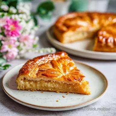 Galette &agrave; la Frangipane: 8 Portions Fiche recette