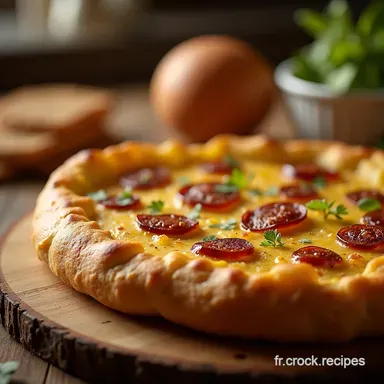 La Galette Paysanne au Comt&eacute; et Bacon Croustillante et R&eacute;confortante Fiche recette