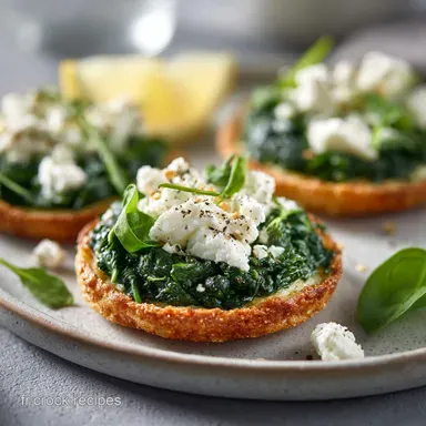 Galettes Bretonnes L&eacute;g&egrave;res : Recette Healthy Ch&egrave;vre &Eacute;pinards Fiche recette